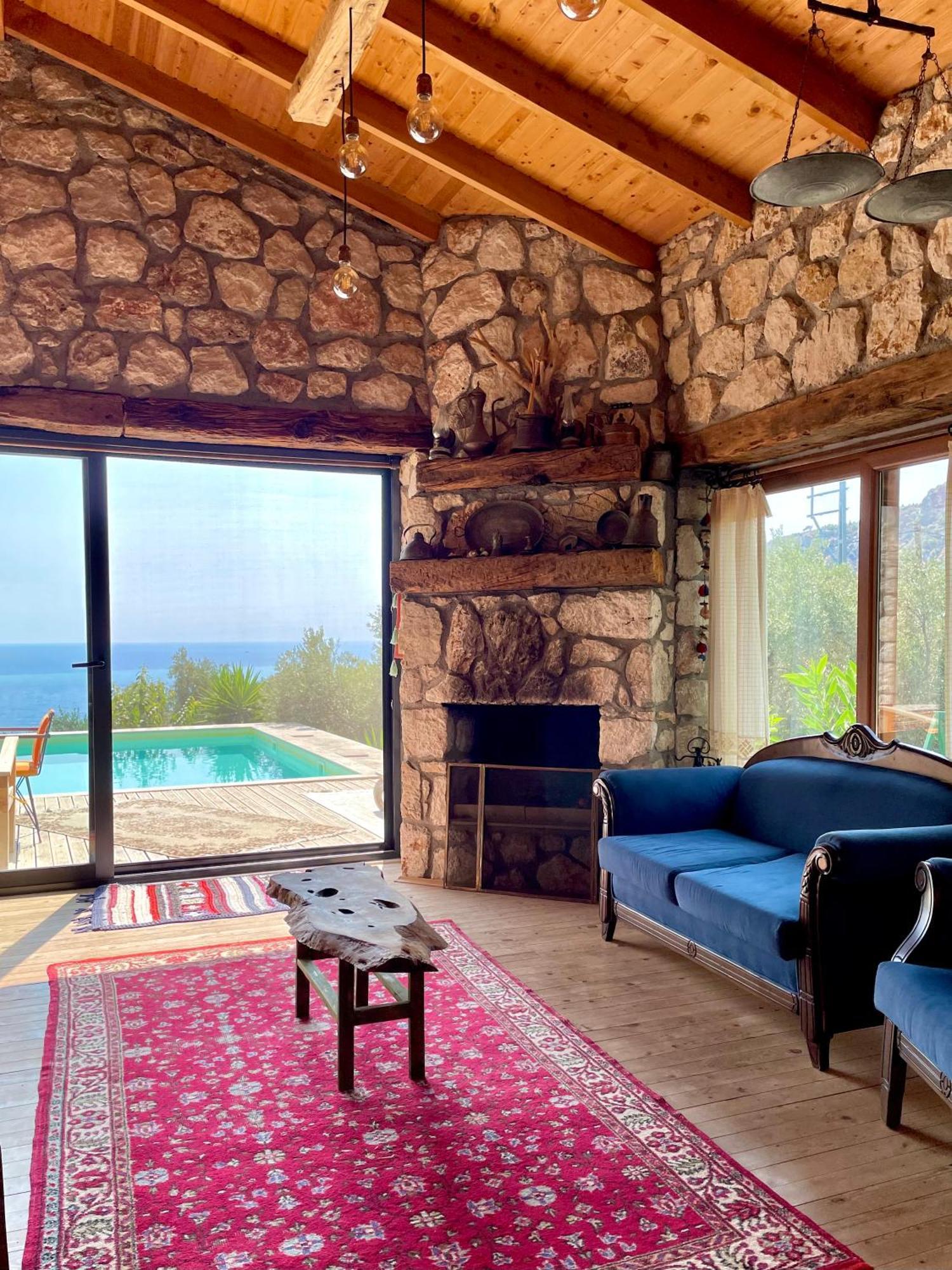 Shavilla Kalkan - Yali ' Da Korunakli 1+1 Villa Patara Eksteriør bilde